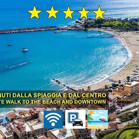 Apartament Accogliente E Moderno Bivani A 2 Minuti A Piedi Dalla Spiaggia-centro Con Parcheggio Riservato